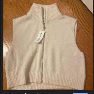 PacSun Women's White Sweater Vest
